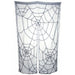 Black Curtain with Black Web Halloween Decoration