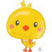 Easter Chicky 28-Inch Chick-Shaped Foil Balloon