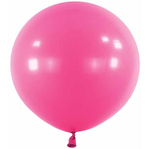 Hot Pink 24-Inch Latex Balloons, 4 Count