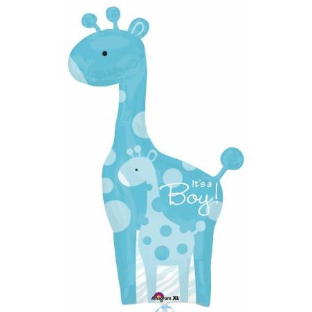 Safari Baby Boy Giraffe 42-Inch Foil Balloon
