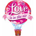 Love in Air 42-Inch Shaped Foil Balloon