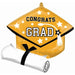 True to School Gold Graduation Foil Balloon, 25 Inch