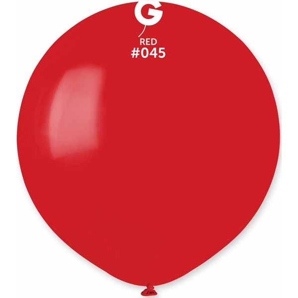 Gemar 19-Inch Red Latex Balloons, 25 Count
