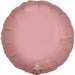 Rose Gold Round Foil Balloon, 18 Inch