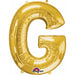 34 Inch Gold Letter G Foil Balloon