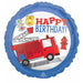 First Responder Happy Birthday 18-Inch Round Foil Balloon