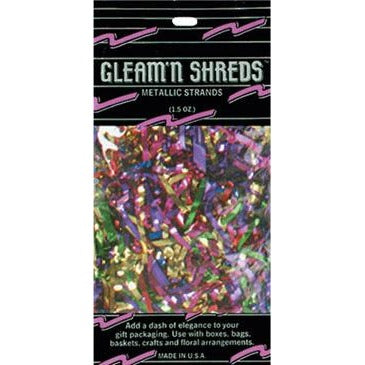 Multicolor Gleam N Shreds Decorative Strands, 1.5 oz