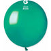 Gemar 19" Metallic Green Latex Balloons, 25 Pack