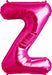 34-Inch Magenta Letter Z Balloon