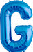 34 Inch Blue Letter G Balloon