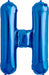 34-Inch Blue Letter H Balloon