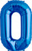 Blue Letter O Balloon, 34 Inch