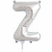 16 Inch Silver Letter Z Balloon