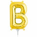 16-Inch Gold Letter B Balloon