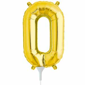 16 Inch Gold Letter O Balloon