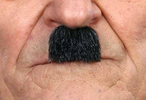 MOUSTACHE BLACK GREY 4 CM X 3 CM