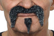 Salt and Pepper Grandpa Moustache and Beard Set
