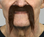 Dark Brown Costume Moustache, 10 x 10.5 cm