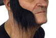 Black Costume Sideburns, 7 cm x 21 cm