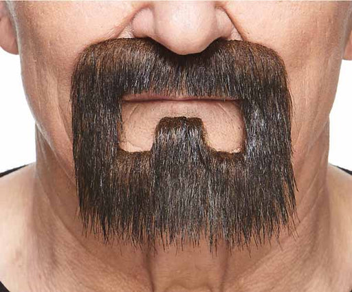 GOATEE BROWN/RED 4.1" X 3.7"