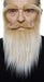 Blonde and White Costume Beard, Moustache and Eyebrow Set