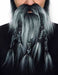 Viking Dwarf Braided Costume Beard, Salt and Pepper