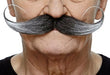 MOUSTACHE BLACK/GREY 18 CM X 5 CM