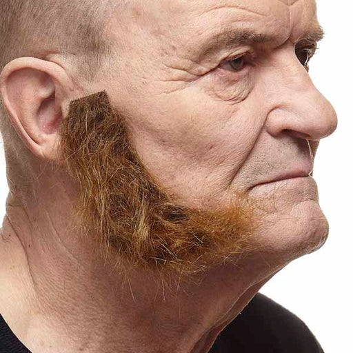 Medium Brown Costume Sideburns