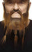Short Three Braid Costume Beard in Medium Brown