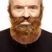 Medium Brown Costume Moustache and Beard Set