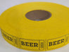ROLL TICKETS 2000 BEER YELLOW