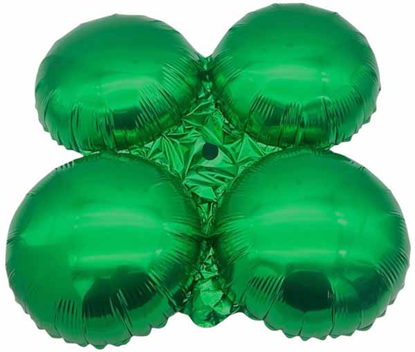 8-Inch Emerald Green Foil Quad Balloon