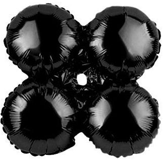 17-Inch Black Quad Foil Balloon
