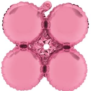 17-Inch Baby Pink Quad Foil Balloon