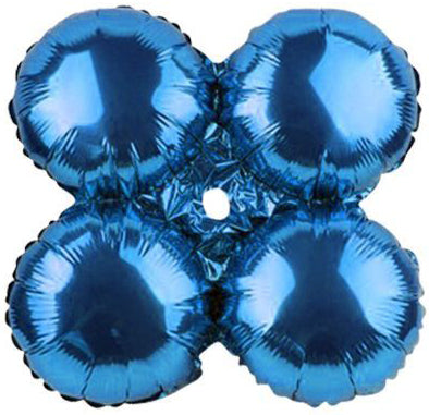 17-Inch Blue Quad Foil Balloon