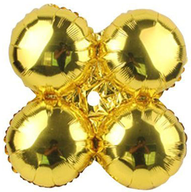17 Inch Gold Quad Foil Balloon