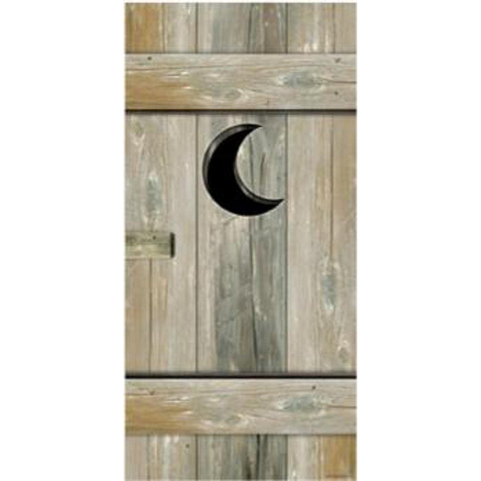 "Add Humor To Your Restroom With Outhouse Door Cover - 30"X60""