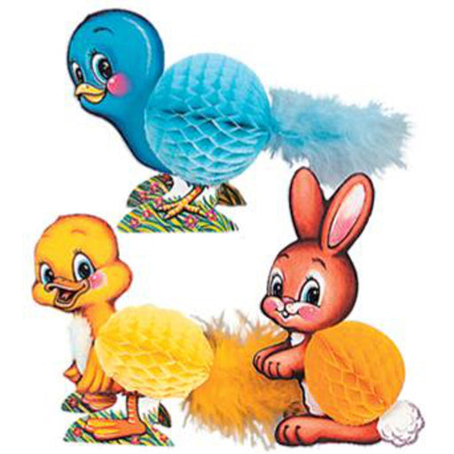 "Adorable 4" Easter Playmates - Set Of 3"