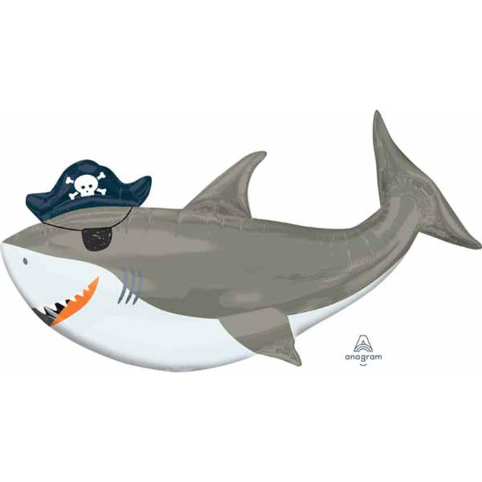 Ahoy Bday Shark Balloon Package