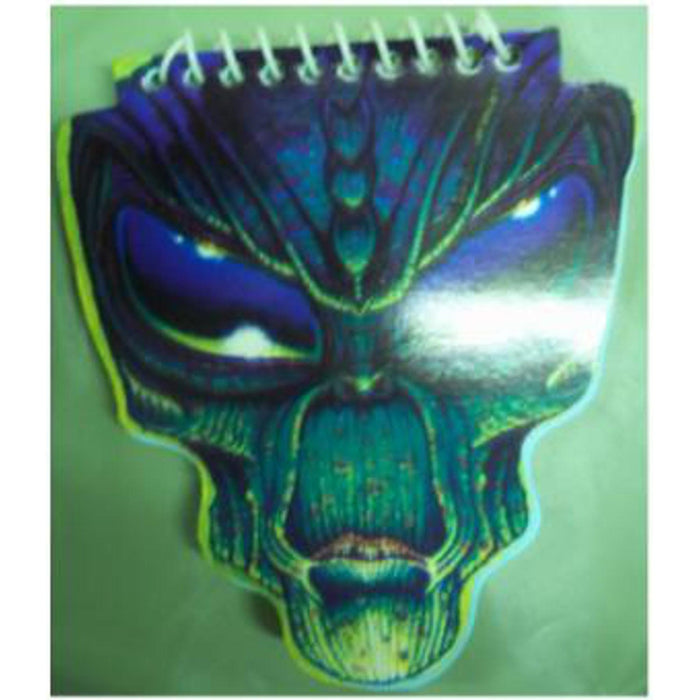 Alien Head Diecut Notepad (12 Count Pack)
