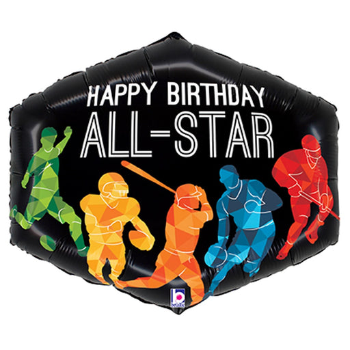 All Star Sports Birthday Balloon Package