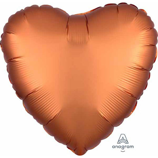 "Amber Heart Satin Luxe Flat - 18 Inch"