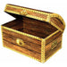Antique Treasure Chest Boxes - 8"X5½"