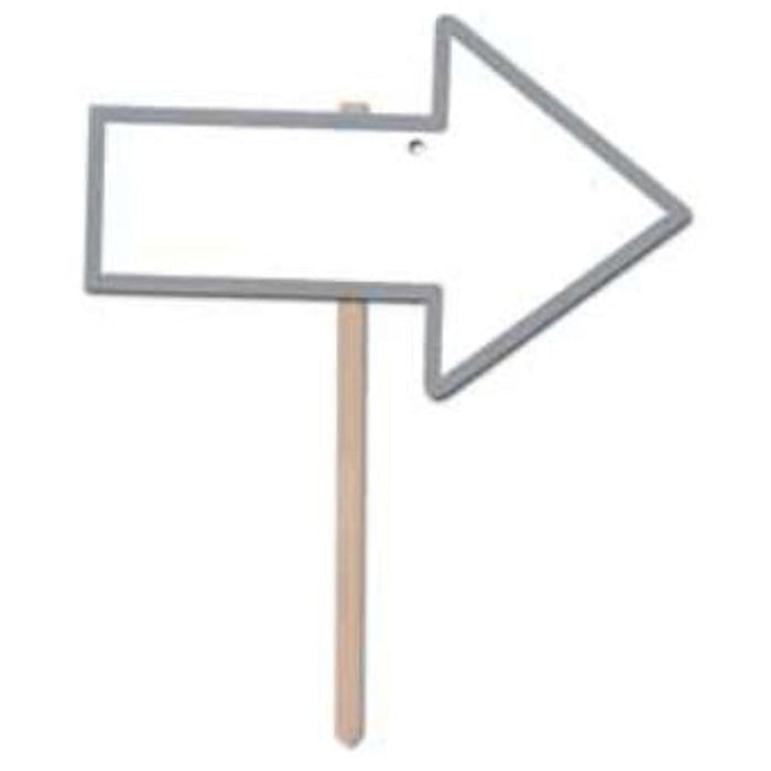 Arrow Yard Sign 9" X 15" - Weather-Resistant And Easy To Assemble