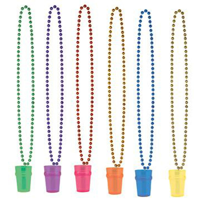 Assorted Beads With Glasses - 33 Inches (1/Card)