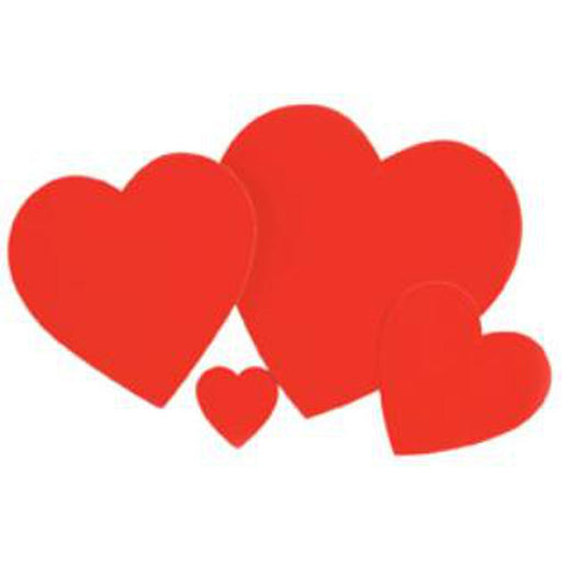 Assorted Red Hearts Pack Of 9