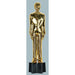 "Awards Night Male 9" Trophy - Bronze-Colored Resin Statue For Achievement Recognition"