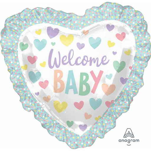 "Baby Shower Heart Balloon - 28" Foil Shape (P35 Package)"