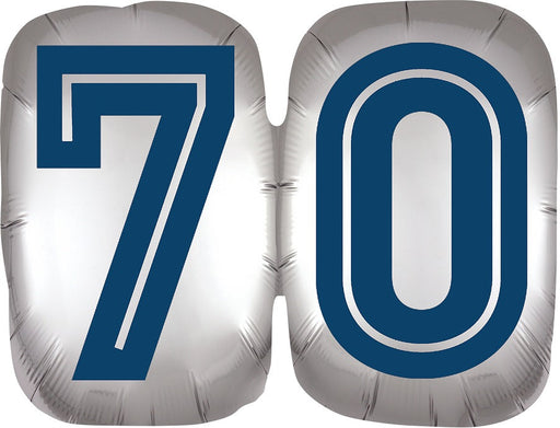 Happy Birthday Man 70 - 25" SuperShape Foil Balloon (3/Pk)