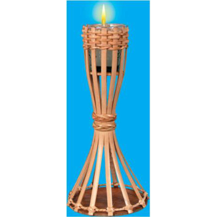"Bamboo Table Top Torch - 11.5 Inches"